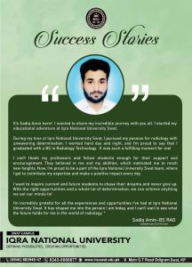 sadiq amin_testemunals